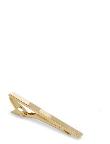 Tie Clip Long Slipshållare Gold Lindbergh Black