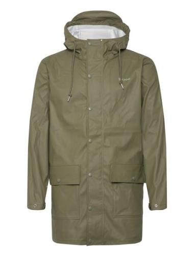 Rain Coat W Outerwear Rainwear Rain Coats Green Exani