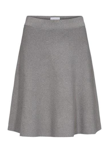 Nulillypilly Skirt Kort Kjol Grey Nümph