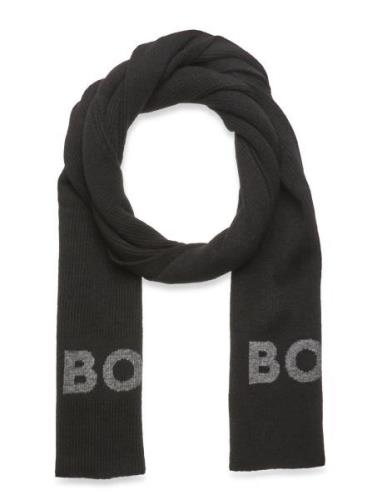 Elio_Scarf Accessories Scarves Winter Scarves Black BOSS