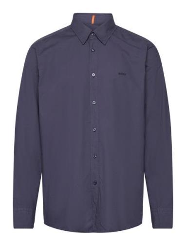 Relegant_6_M Tops Shirts Casual Navy BOSS