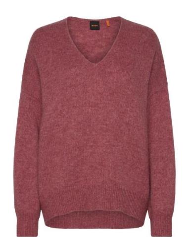 C_Fondys Tops Knitwear Jumpers Red BOSS