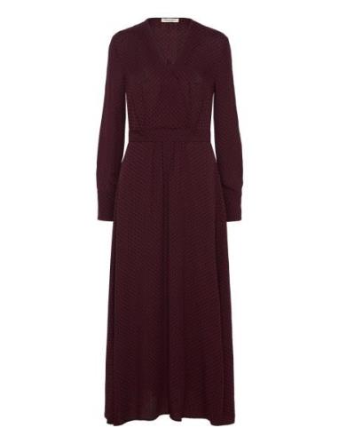 Marc O'Polo Woven Dresses Burgundy