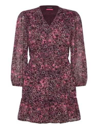 Mini Wrap Dress Kort Klänning Pink Scotch & Soda