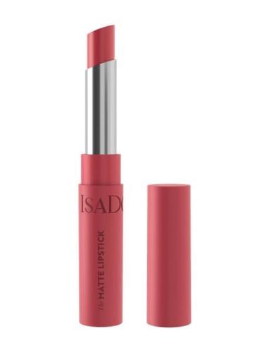 The Matte Lipstick 13 Fierce  Läppstift Smink Pink IsaDora