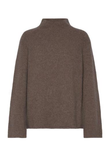 Wool Yak Sweater Tops Knitwear Jumpers Brown Filippa K