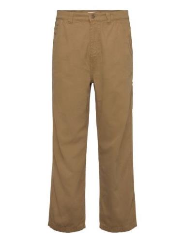 Wide Worker Trousers Bottoms Trousers Casual Brown Revolution