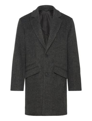 Jjhays Wool Blend Coat Yllerock Rock Grey Jack & J S