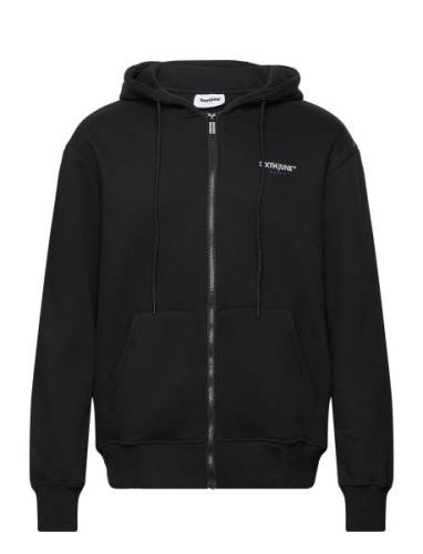 Essentiel Bit Ls Zip Up Hoo Tops Sweat-shirts & Hoodies Hoodies Black ...