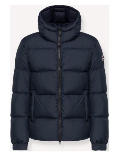 Mens Down Jacket Fodrad Jacka Navy Colmar