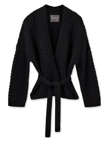 Mmersa Knit Cardigan Tops Knitwear Cardigans Black MOS MOSH