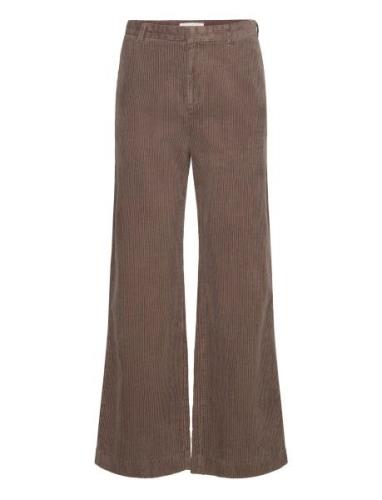 Clarissepw Pa Bottoms Jeans Straight-regular Brown Part Two