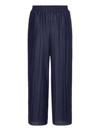 Wa-Scarlet Bottoms Trousers Wide Leg Navy Wasabiconcept