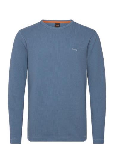 Tempesto Tops T-shirts Long-sleeved Blue BOSS