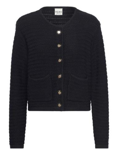 Ihbeccas Ca Tops Knitwear Cardigans Black ICHI