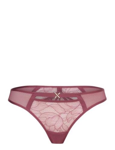 Xquisite Tanga Lingerie Panties Brazilian Panties Pink Chantelle X