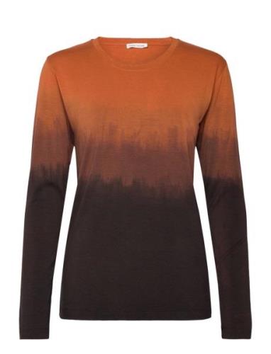 Rabens Sal R Flow Long Sleeve Short T-Shirt - Xe Orange