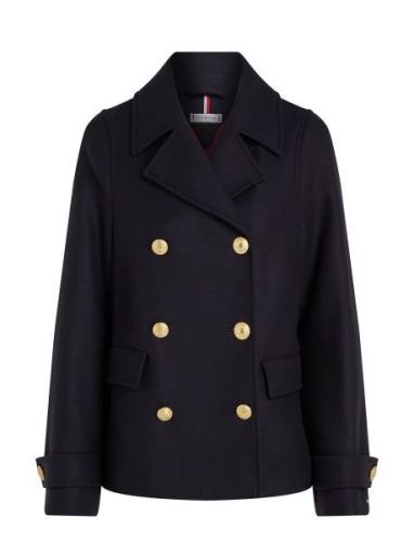 Wool Blend Db Peacoat Ulljacka Jacka Navy Tommy Hilfiger