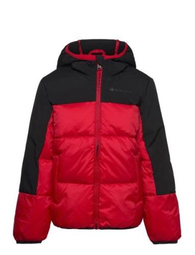 Champion Hooded Jacket Röd