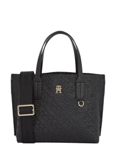 Th Distinct Small Tote Mono Shopper Väska Black Tommy Hilfiger