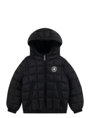 Converse Midweight Puffer Fodrad Jacka Black Converse