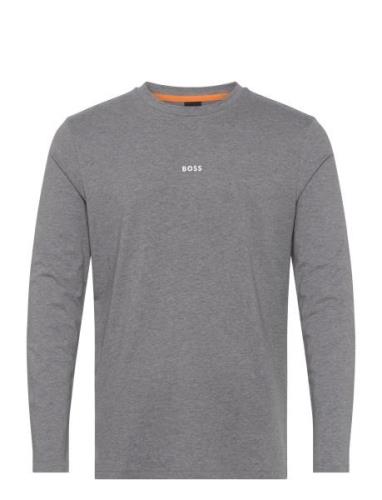 Tchark Tops T-shirts Long-sleeved Grey BOSS