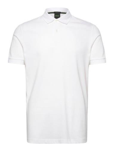 Pio 1 Sport Polos Short-sleeved White BOSS