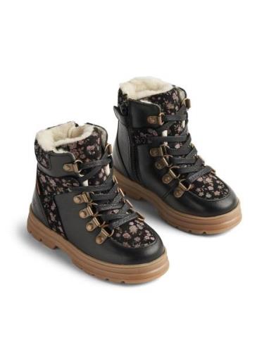 Winterboot Toni Hiker Tex Vinterkängor Med Snörning Black Wheat