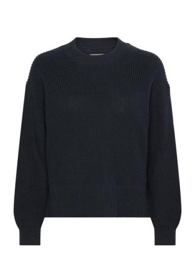 Lumapw Pu Tops Knitwear Jumpers Navy Part Two