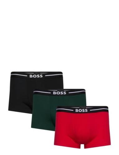 Trunk 3P Bold Boxerkalsonger Red BOSS