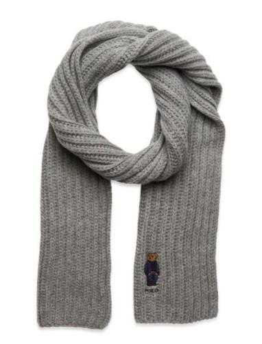 Polo Ralph Lauren Polo Bear Rib-Knit Scarf Grå