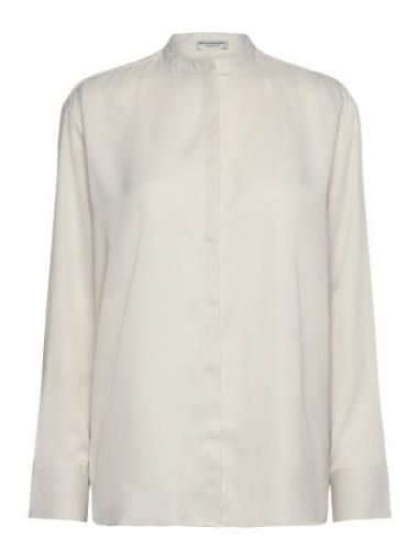 Bs Adora Shirt Tops Shirts Long-sleeved Cream Bruun & Stengade