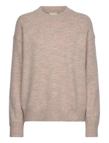 Calvin Klein Soft Heather C-Neck Sweater Beige