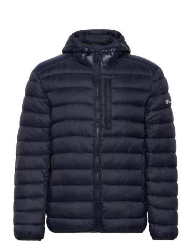 Hooded Jacket Fodrad Jacka Navy Champion