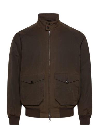 Waxed G9 Af Pocket Bomberjacka Jacka Brown Baracuta