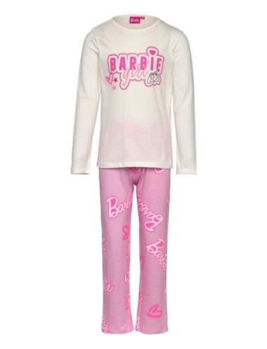 Pyjama Pyjamas Set Pink Barbie