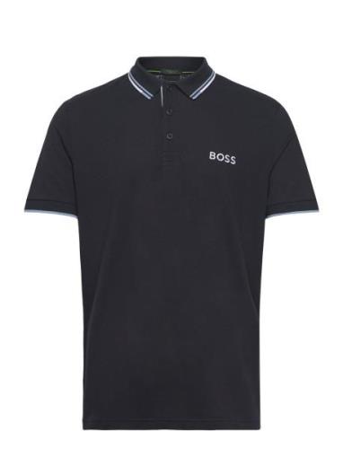 Paddy Pro Sport Polos Short-sleeved Black BOSS