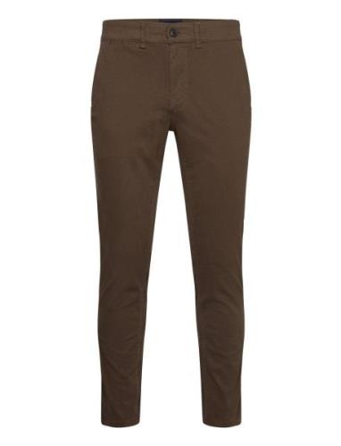 Structure Superflex Chinos Bottoms Trousers Chinos Brown Lindbergh