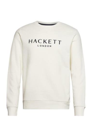 Heritage Crew Tops Sweat-shirts & Hoodies Sweat-shirts White Hackett L...