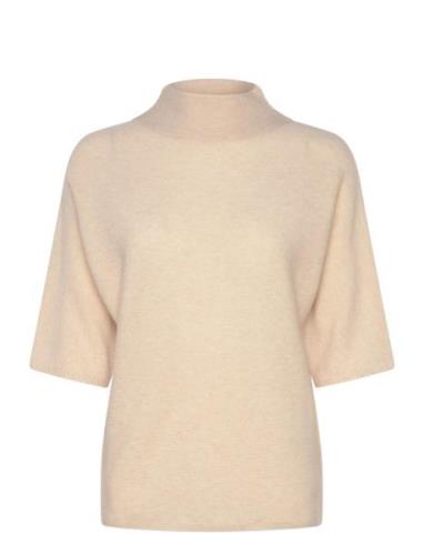 Pullover 1/2 Sleeve Tops Knitwear Jumpers Beige Gerry Weber