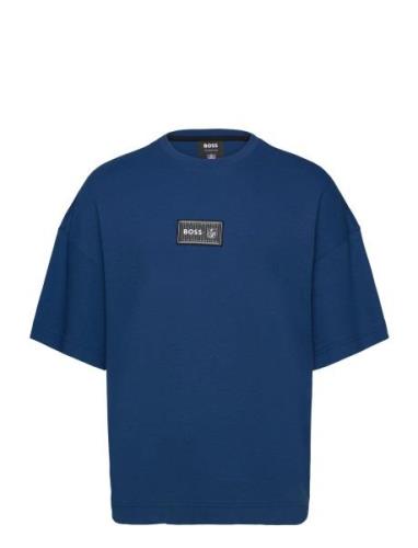 Taylor_Nfl Tops T-shirts Short-sleeved Blue BOSS