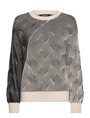 Ottawa Tops Knitwear Jumpers Cream Desigual