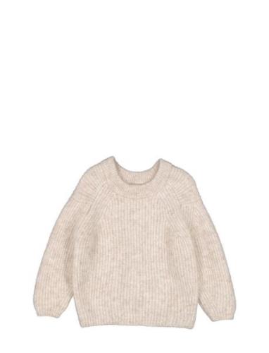 Tota Tops Knitwear Pullovers Beige MarMar Copenhagen