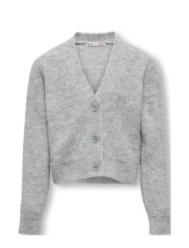 Kids Only Kogoriana L/S Glitter Cardigan Knt Grå