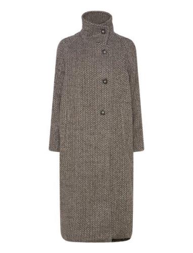 Fawnsz Long Coat Outerwear Yllerock Rock Grey Saint Tropez