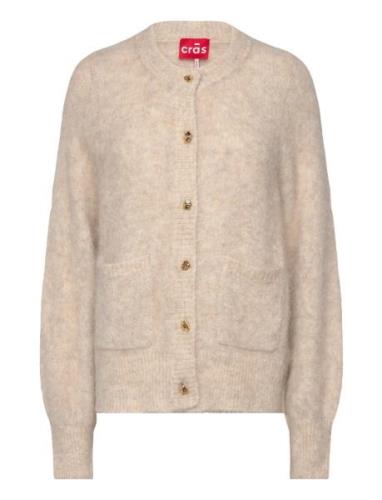 Steviecras Cardigan Tops Knitwear Cardigans Beige Cras