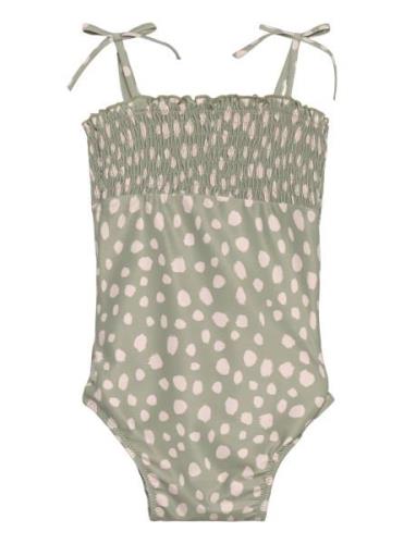 Larisa Printed Swimsuit Baddräkt Badkläder Green Liewood