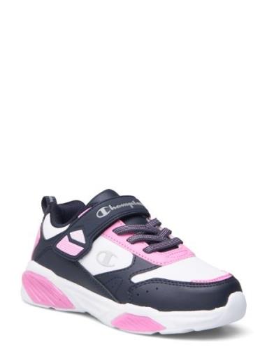 Wave Pu G Ps Low Cut Shoe Låga Sneakers Pink Champion