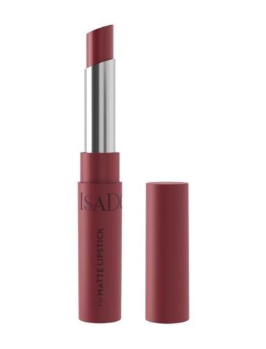 The Matte Lipstick 19 Real Crimson Läppstift Smink Pink IsaDora