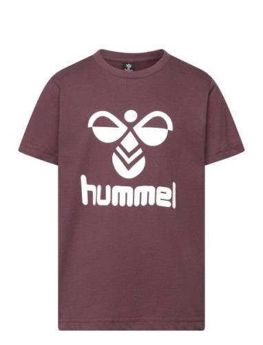 Hmltres T-Shirt S/S Sport T-shirts Short-sleeved Purple Hummel